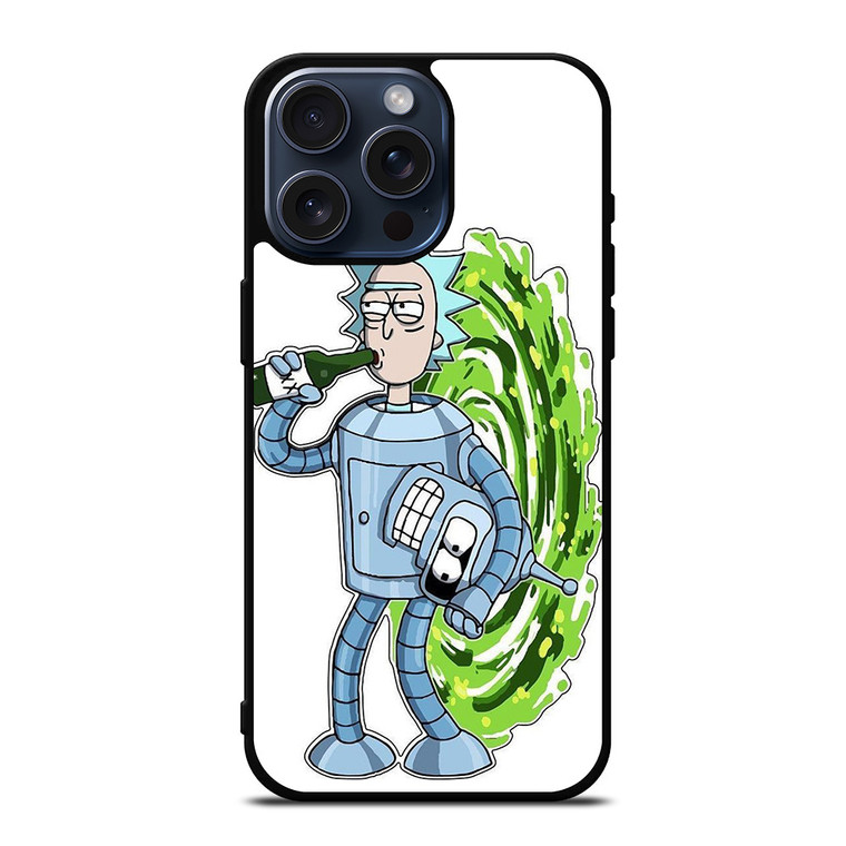RICK AND MORTY FUTURAMA iPhone 15 Pro Max Case Cover