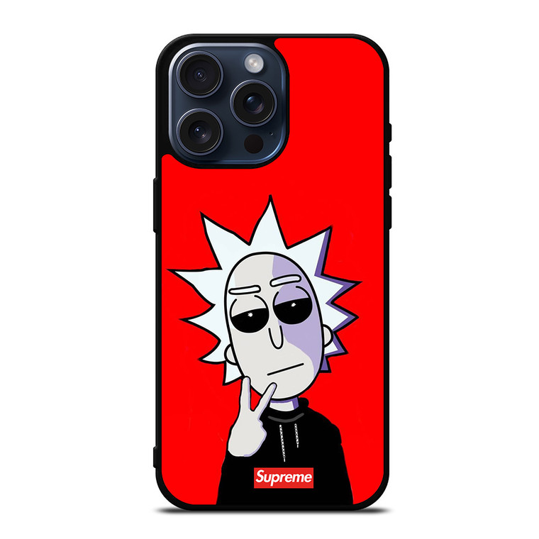 RICK AND MORTY RED SUPREME iPhone 15 Pro Max Case Cover RICK AND MORTY RED SUPREME iPhone 15 Pro Max Case Cover
