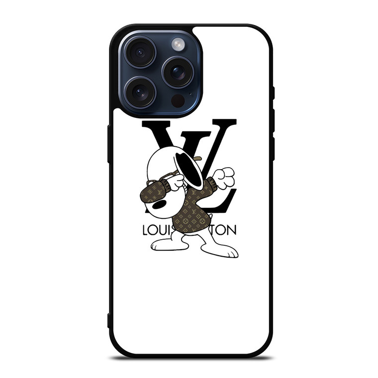 SNOOPY LOUIS VUITTON DAB iPhone 15 Pro Max Case Cover
