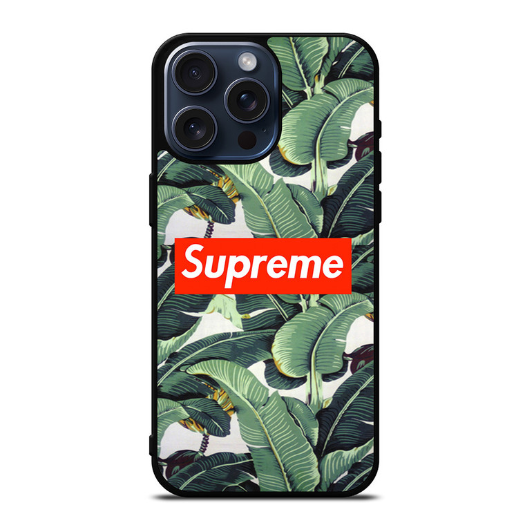 SUPREME TROPICAL BANANA iPhone 15 Pro Max Case Cover
