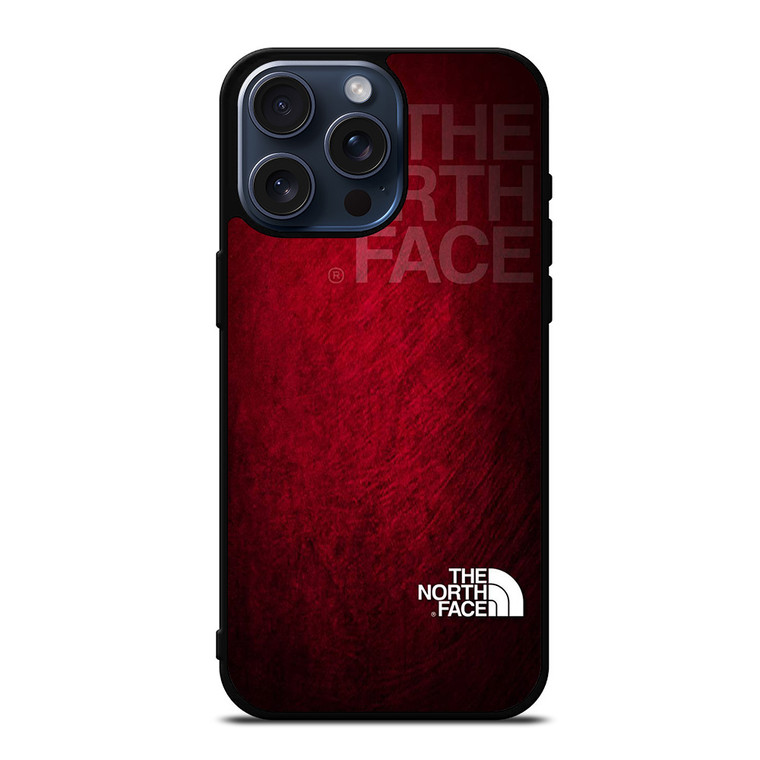 THE NORTH FACE LOGO RED GRUNGE iPhone 15 Pro Max Case Cover THE NORTH FACE LOGO RED GRUNGE iPhone 15 Pro Max Case Cover