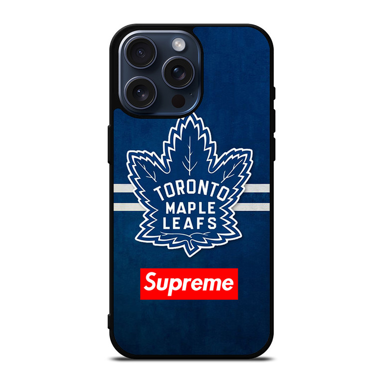 TORONTO MAPLE LEAFS SUPREME iPhone 15 Pro Max Case Cover TORONTO MAPLE LEAFS SUPREME iPhone 15 Pro Max Case Cover