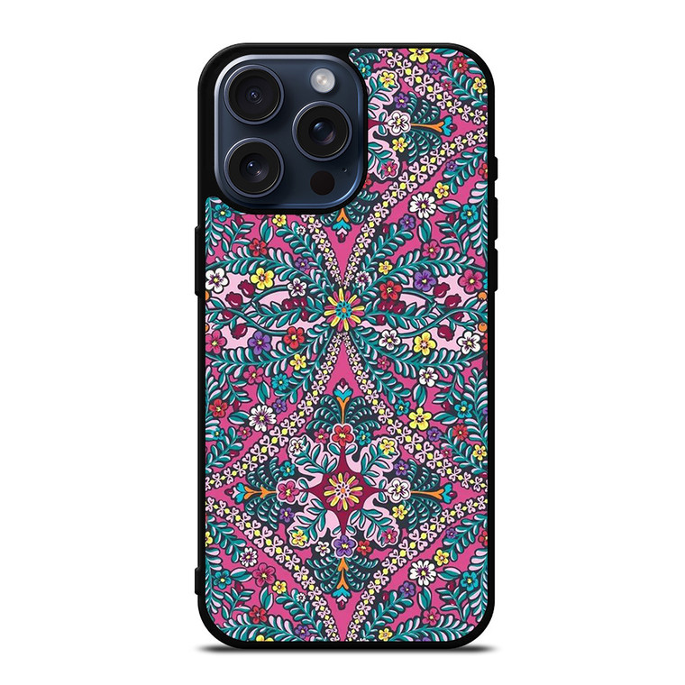 VERA BRADLEY FLOWER PATTERN 2 iPhone 15 Pro Max Case Cover VERA BRADLEY FLOWER PATTERN 2 iPhone 15 Pro Max Case Cover