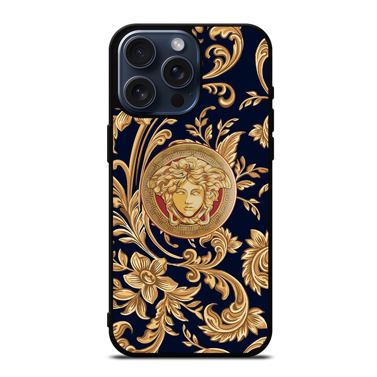 VERSACE MEDUSA GOLD CRAFT iPhone 15 Pro Max Case Cover