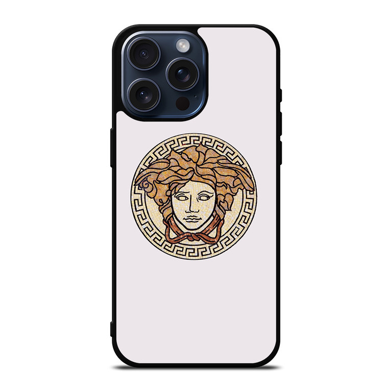VERSACE MOZAIK ICON iPhone 15 Pro Max Case Cover