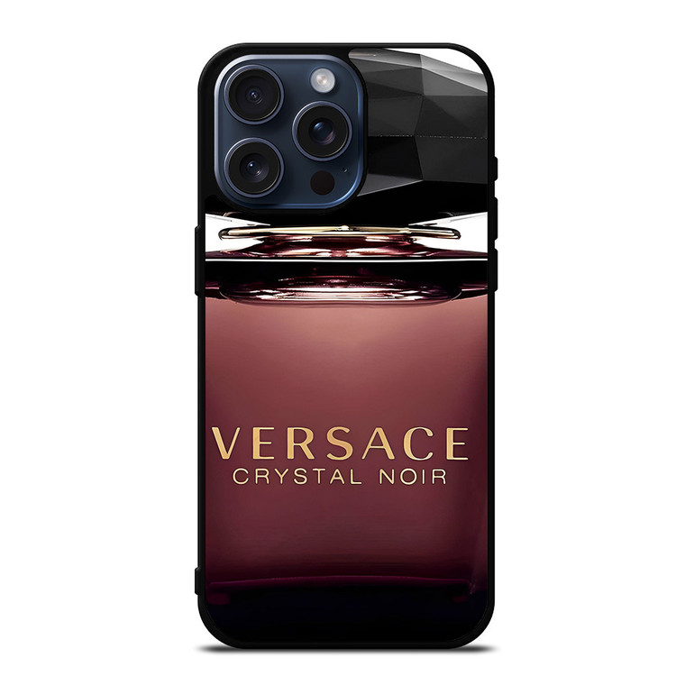 VERSACE PERFUME CRYSTAL NOIR iPhone 15 Pro Max Case Cover VERSACE PERFUME CRYSTAL NOIR iPhone 15 Pro Max Case Cover