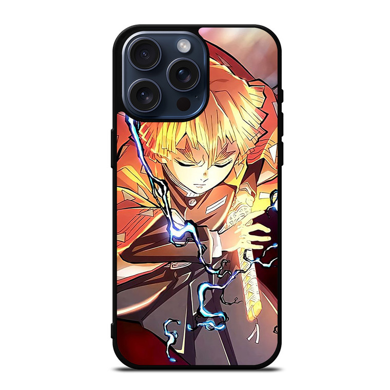 ZENITSU DEMON SLAYER ANIME iPhone 15 Pro Max Case Cover