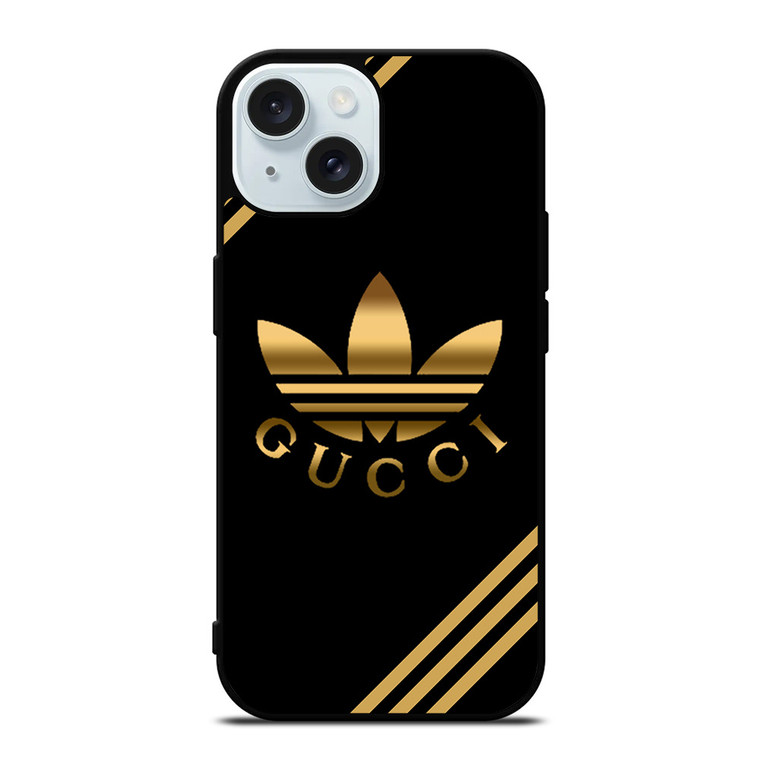 ADIDAS X GUCCI GOLD iPhone 15 Case Cover