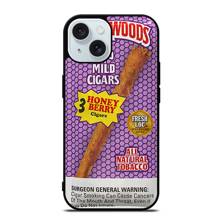 BACKWOODS HONEY BERRY CIGARS iPhone 15 Case Cover