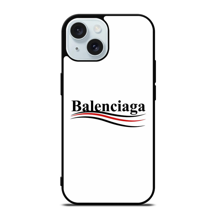 BALENCIAGA LOGO iPhone 15 Case Cover