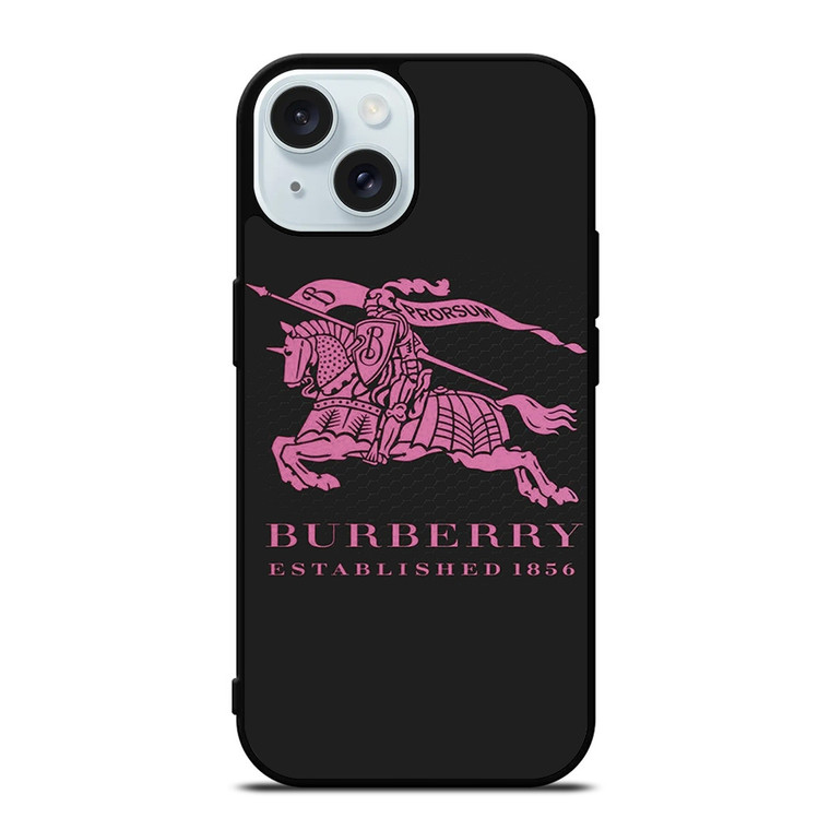 BURBERRY LOGO SCARF iPhone 15 Case Cover