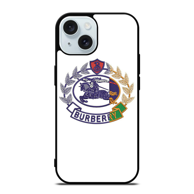 BURBERRY LONDON ICON KNIGHT LOGO iPhone 15 Case Cover