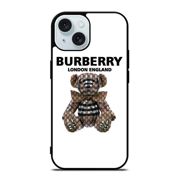 BURBERRY LONDONG ENGLAND BEAR iPhone 15 Case Cover