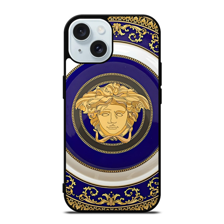 CLASSIC VERSACE EMBLEM iPhone 15 Case Cover CLASSIC VERSACE EMBLEM iPhone 15 Case Cover