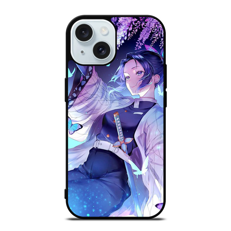 DEMON SLAYER KIMETSU NO YAIBA SHINOBU KOCHO iPhone 15 Case Cover