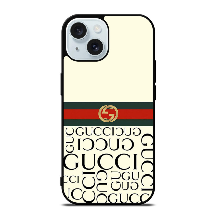 GUCCI LOGO GUCCI EMBLEM iPhone 15 Case Cover