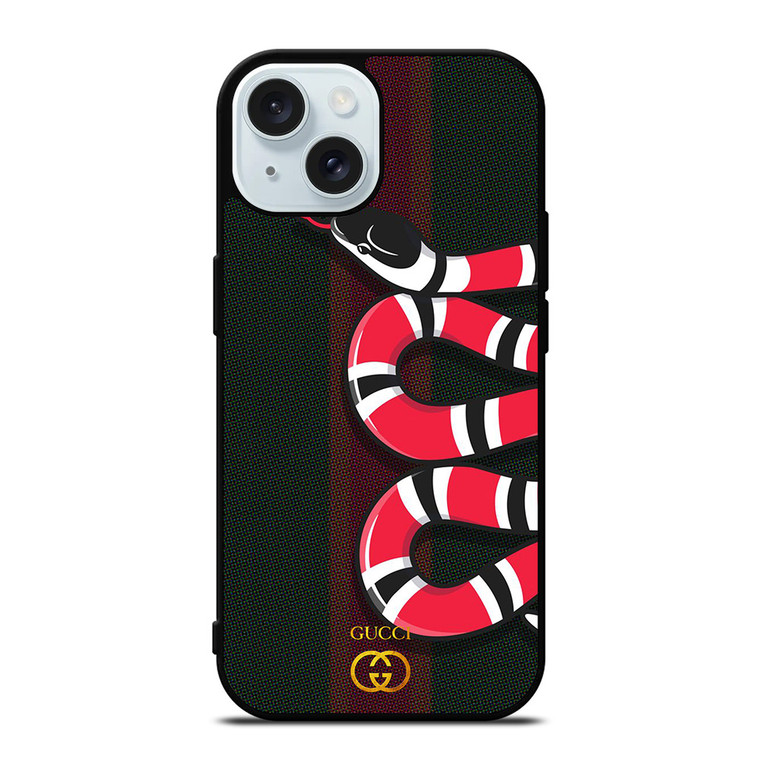 GUCCI LOGO KINGSNAKE ICON iPhone 15 Case Cover