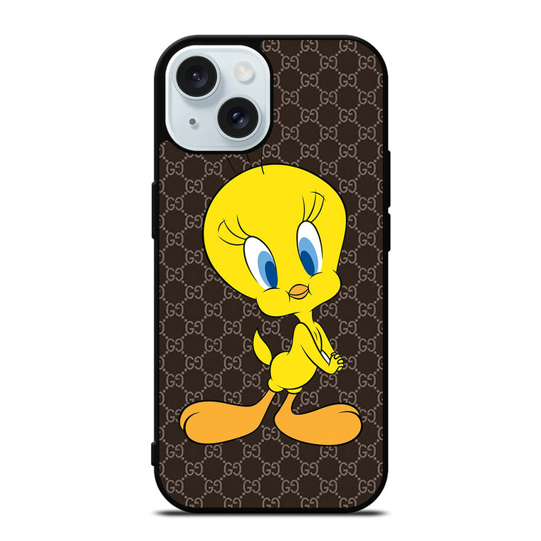 GUCCI TWEETY BIRD LOONEY TUNES iPhone 15 Case Cover
