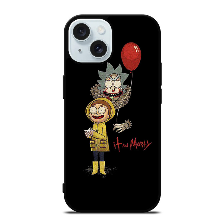 IT RICK AND MORTY iPhone 15 Case Cover IT RICK AND MORTY iPhone 15 Case Cover