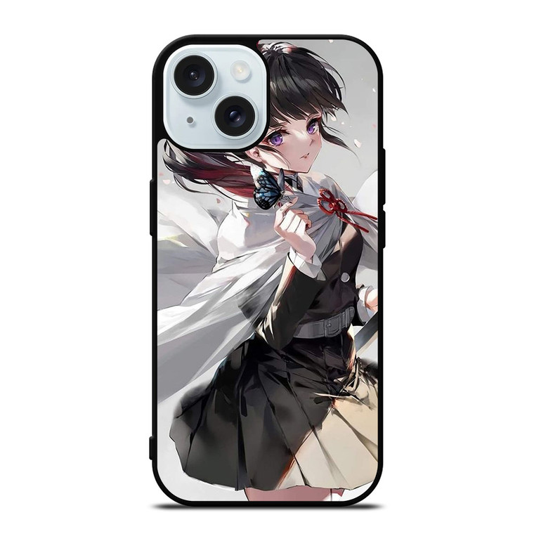 KANAO TSUYURI KIMETSU NO YAIBA DEMON SLAYER ANIME iPhone 15 Case Cover KANAO TSUYURI KIMETSU NO YAIBA DEMON SLAYER ANIME iPhone 15 Case Cover