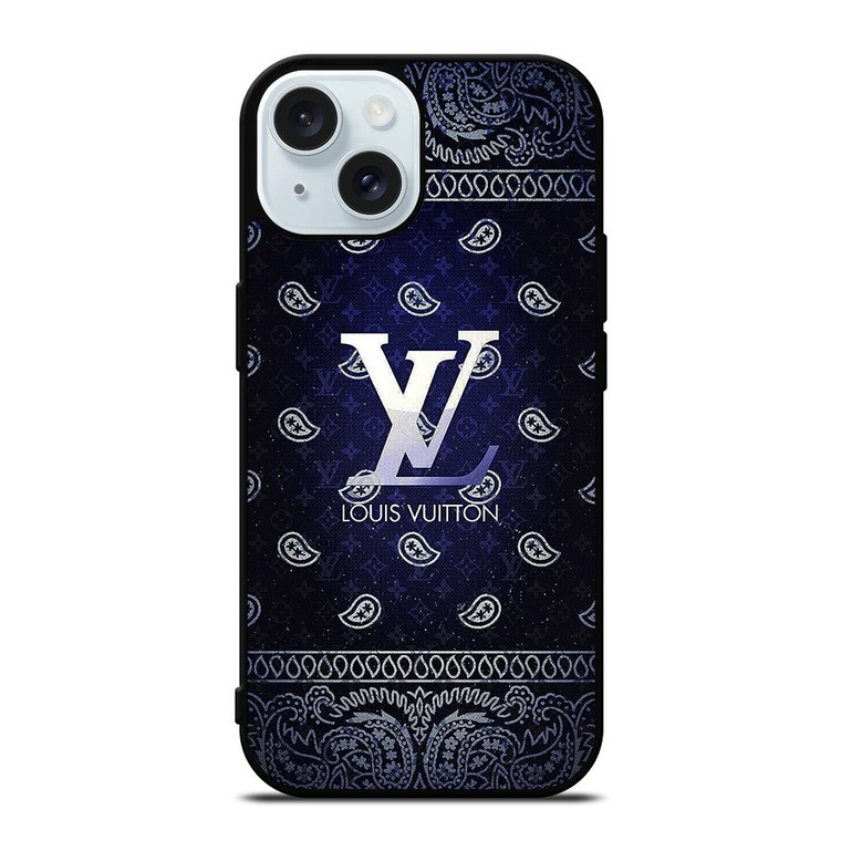 LOUIS VUITTON BANDANA PATTERN iPhone 15 Case Cover