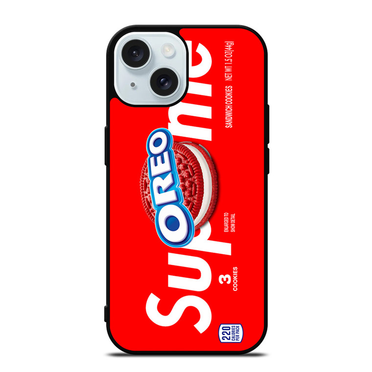 OREO COOKIES SUPREME iPhone 15 Case Cover OREO COOKIES SUPREME iPhone 15 Case Cover