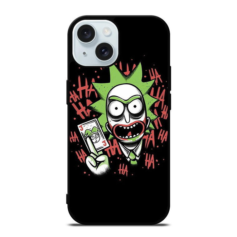 RICK AND MORTY THE JOKER iPhone 15 Case Cover RICK AND MORTY THE JOKER iPhone 15 Case Cover