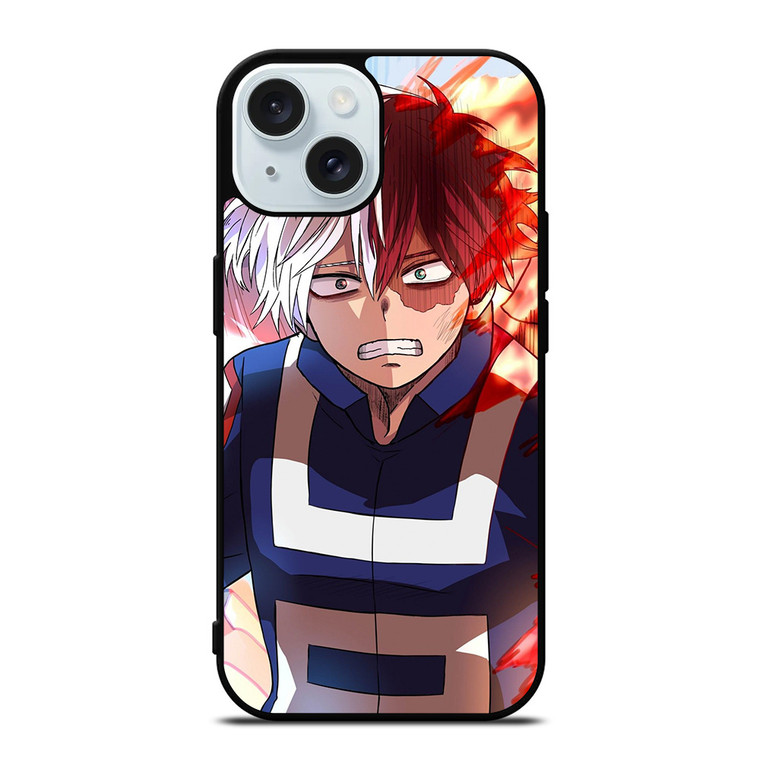 SHOTO TODOROKI MY HERO ACADEMIA 2 iPhone 15 Case Cover SHOTO TODOROKI MY HERO ACADEMIA 2 iPhone 15 Case Cover