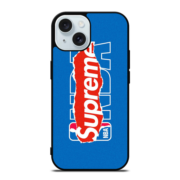 SUPREME BASKETBALL NBA iPhone 15 Case Cover