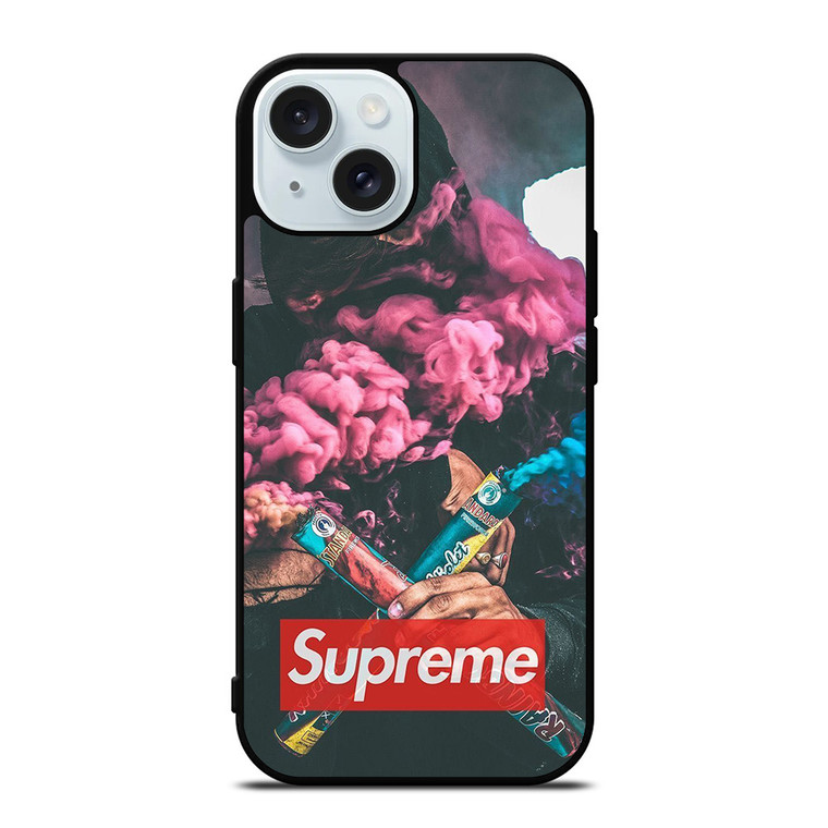 SUPREME DOPE SMOKE BOMB iPhone 15 Case Cover