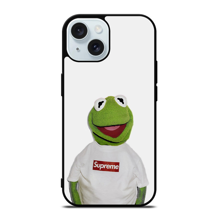 SUPREME KERMIT SESAME STREET iPhone 15 Case Cover