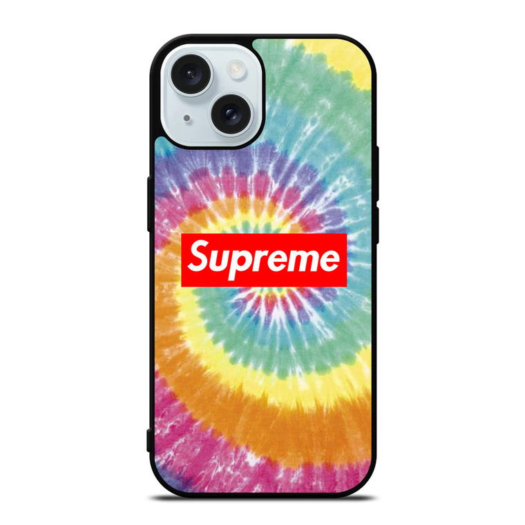 TIE DYE SUPREME iPhone 15 Case Cover