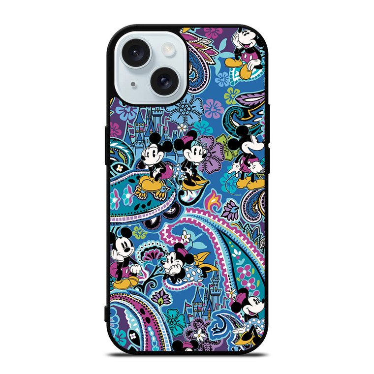 VERA BRADLEY MICKEY MOUSE iPhone 15 Case Cover VERA BRADLEY MICKEY MOUSE iPhone 15 Case Cover