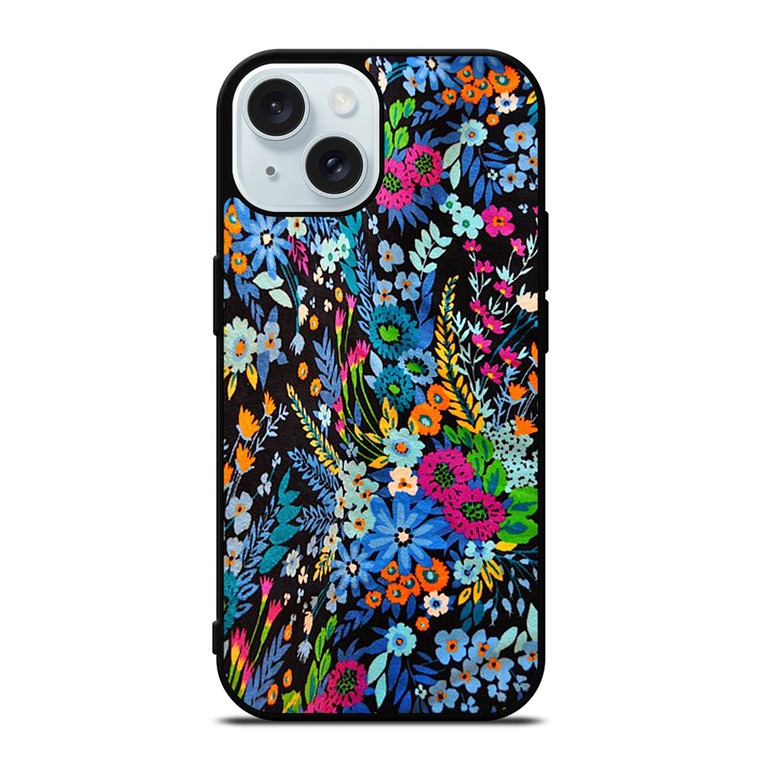 VERA BRADLEY MIDNIGHT BLUES iPhone 15 Case Cover