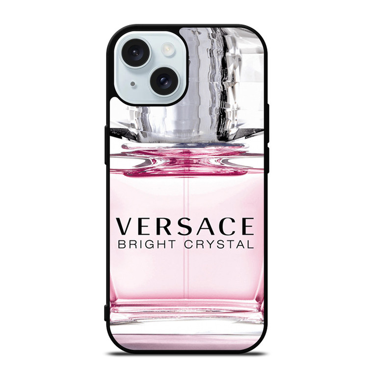VERSACE PERFUME BRIGHT CRYSTAL iPhone 15 Case Cover VERSACE PERFUME BRIGHT CRYSTAL iPhone 15 Case Cover