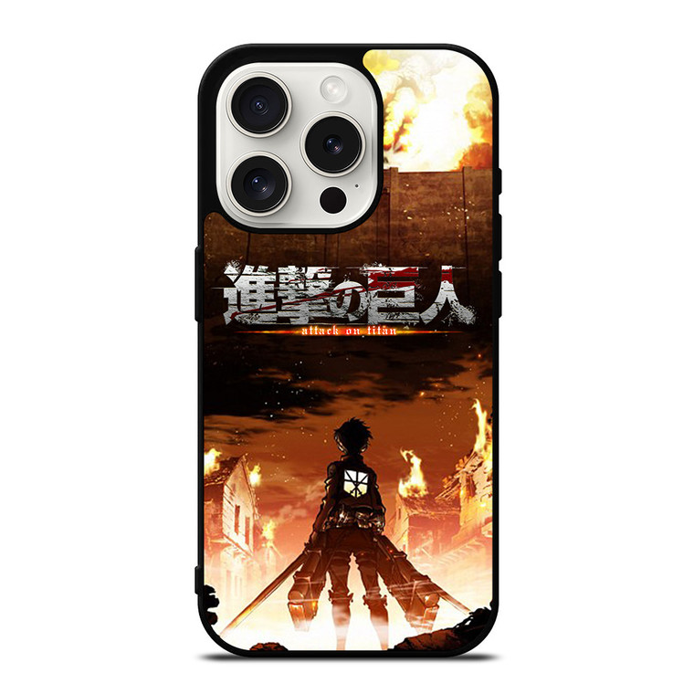 ATTACK ON TITAN COVER ANIME iPhone 15 Pro Case Cover