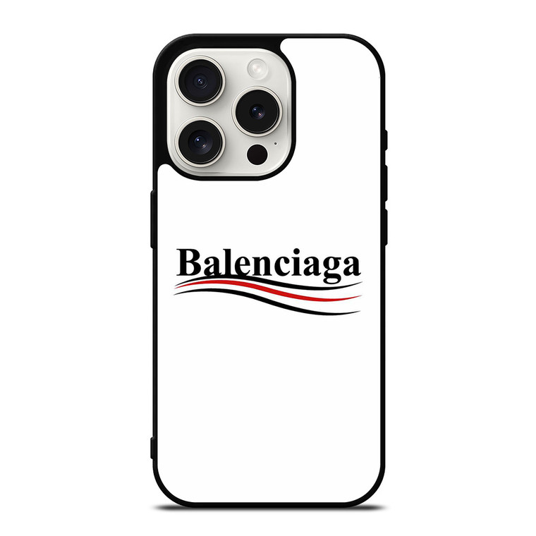 BALENCIAGA LOGO iPhone 15 Pro Case Cover