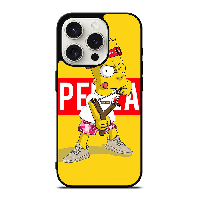 BART SIMPSON SUPREME HYPEBEAST iPhone 15 Pro Case Cover BART SIMPSON SUPREME HYPEBEAST iPhone 15 Pro Case Cover
