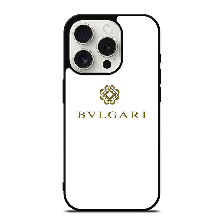 BVLGARI BULGARI LOGO iPhone 15 Pro Case Cover