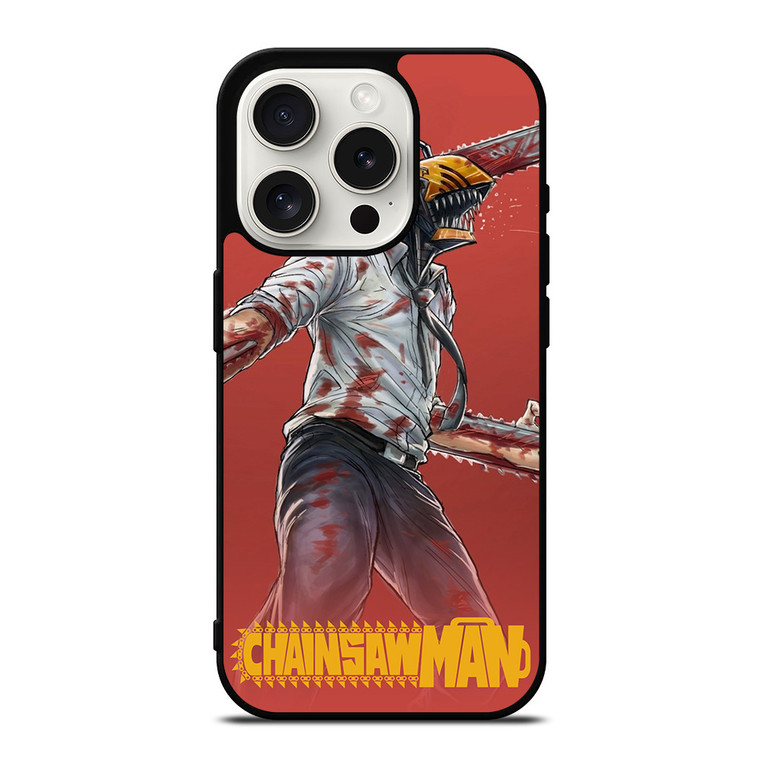 DENJI CHAINSAW MAN ANIME iPhone 15 Pro Case Cover