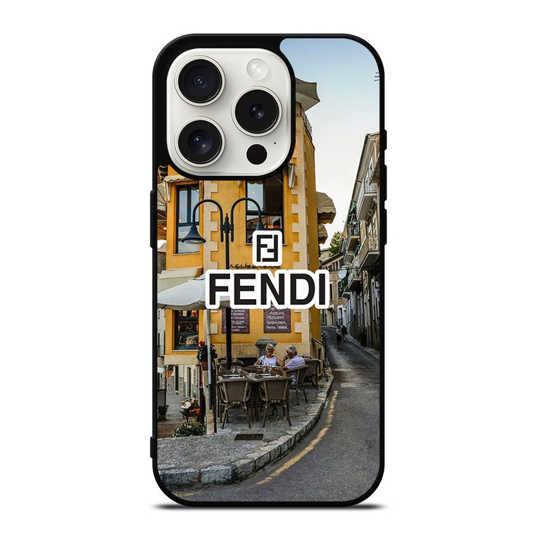 FENDI ROMA CITY iPhone 15 Pro Case Cover
