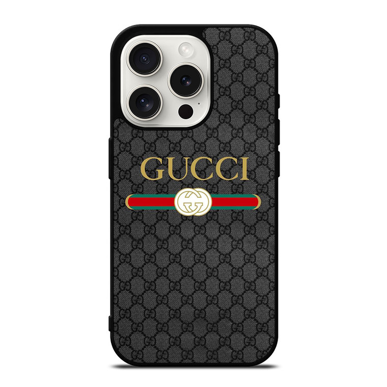 GUCCI LOGO ICON PATTERN iPhone 15 Pro Case Cover