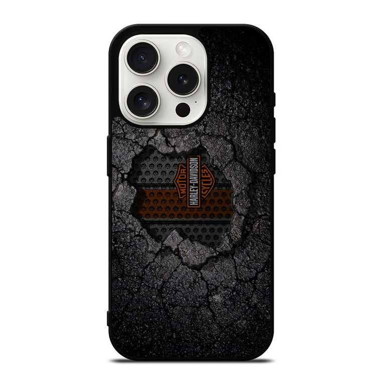 HARLEY DAVIDSON Logo Ground iPhone 15 Pro Case Cover