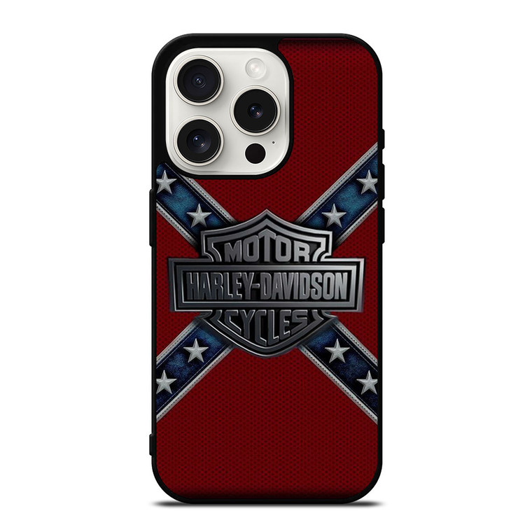 HARLEY DAVIDSON LOGO MOTORCYCLES STAR iPhone 15 Pro Case Cover