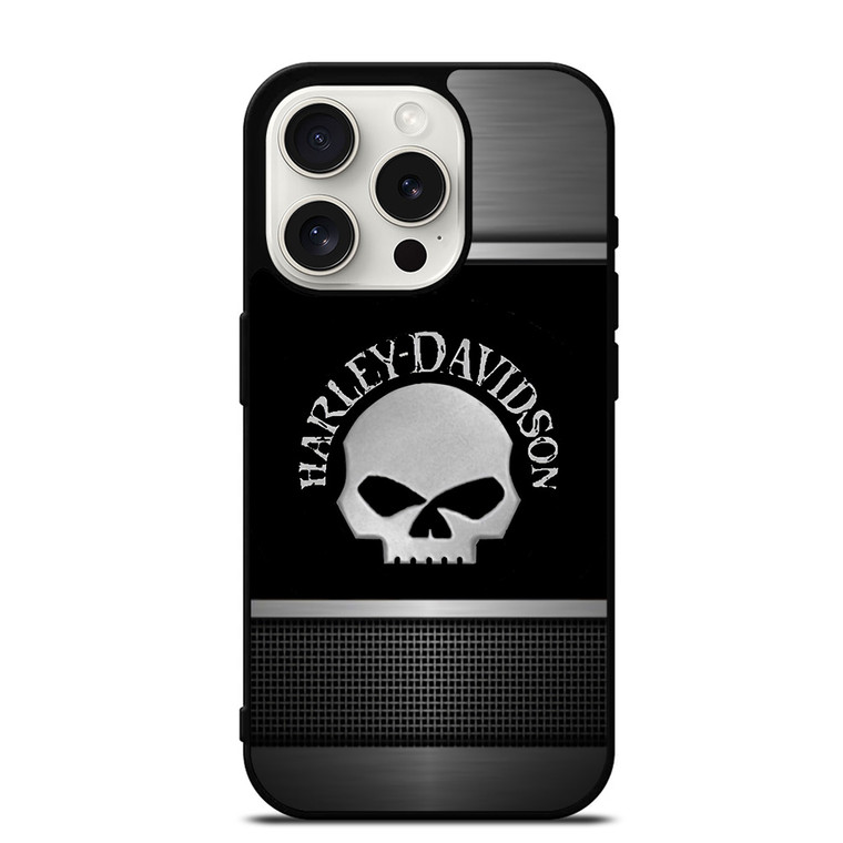 HARLEY DAVIDSON LOGO SKULL iPhone 15 Pro Case Cover