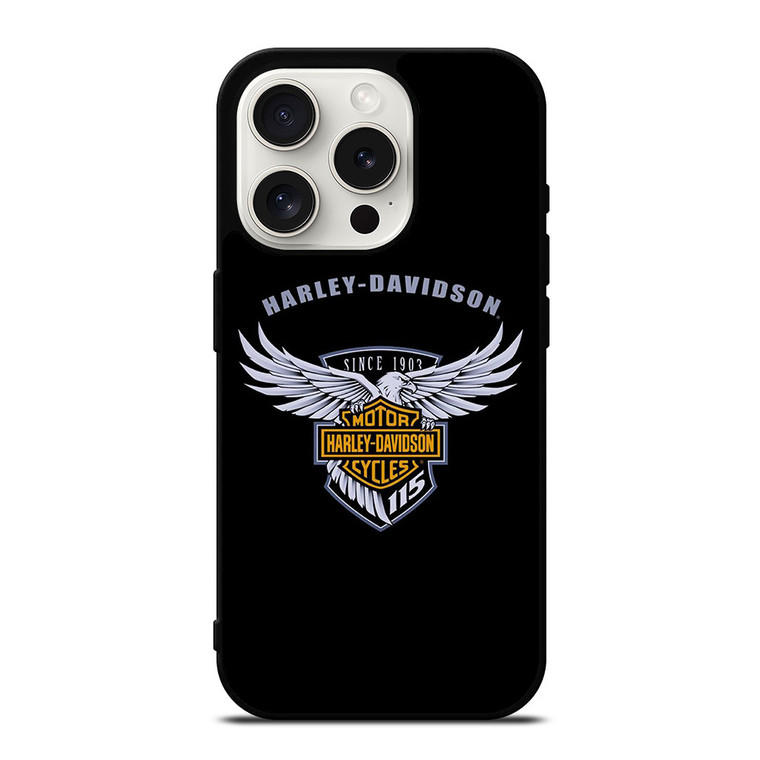 HARLEY DAVIDSON MOTOR SINCE 1903 iPhone 15 Pro Case Cover