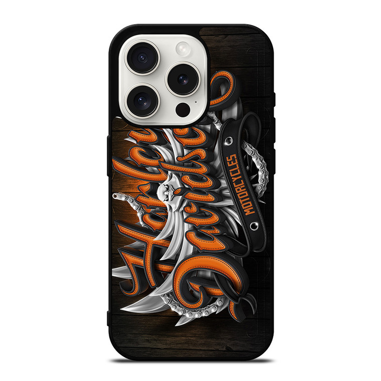 HARLEY DAVIDSON MOTORCYCLES LOGO iPhone 15 Pro Case Cover