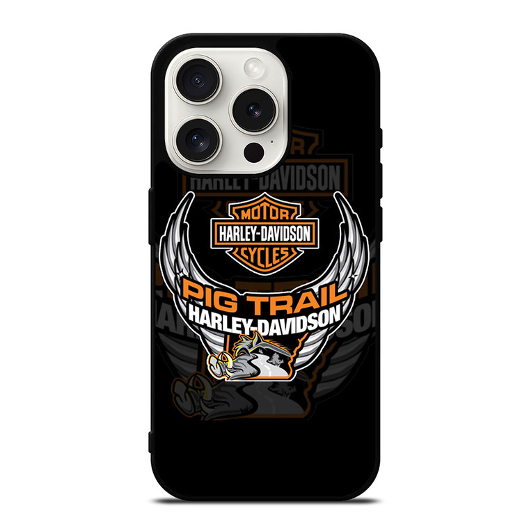 HARLEY DAVIDSON PIG TRAIL iPhone 15 Pro Case Cover