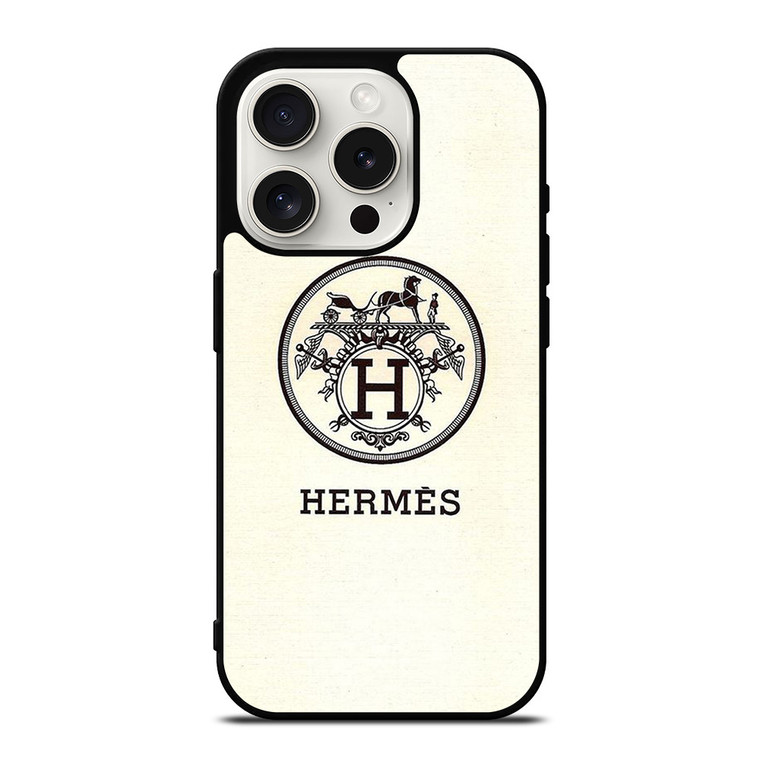 HERMES PARIS LOGO ICON iPhone 15 Pro Case Cover