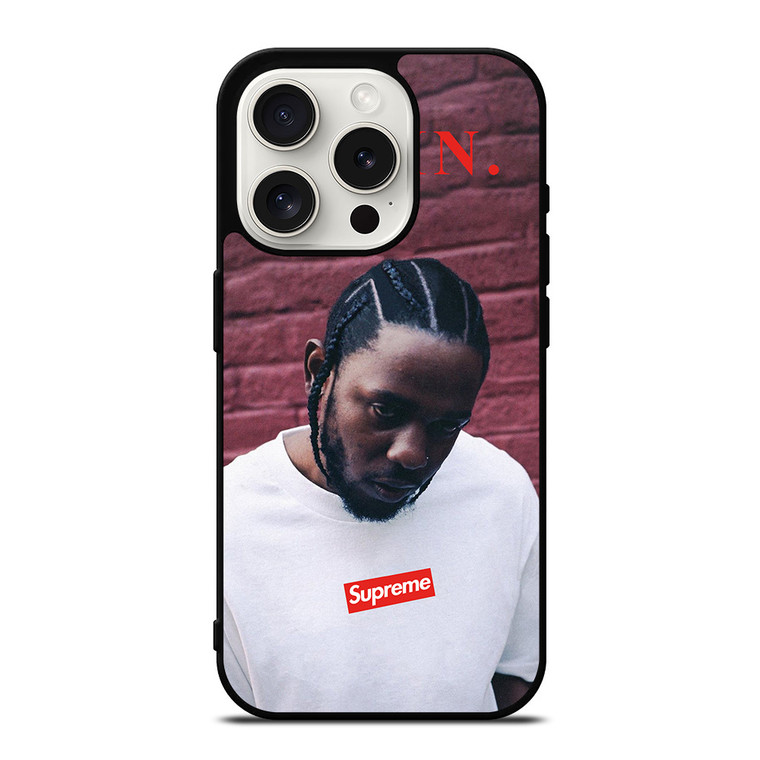 KENDRICK LAMAR DAMN SUPREME iPhone 15 Pro Case Cover